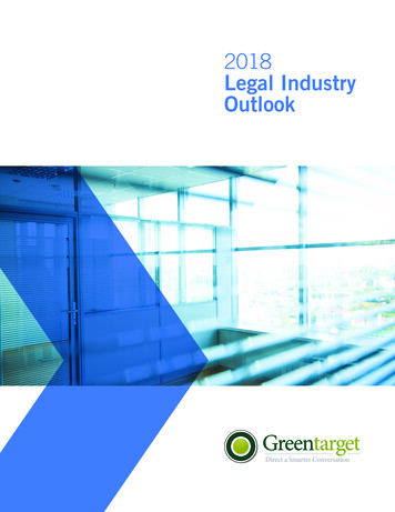 2018 Legal Industry Outlook - Greentarget