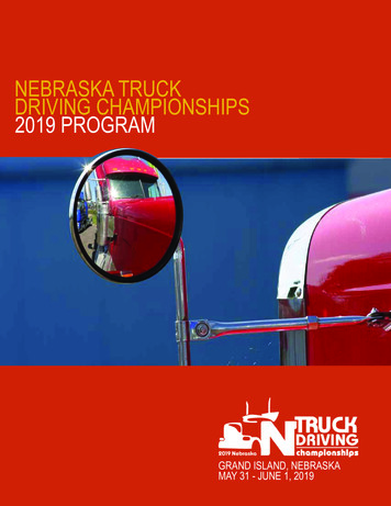Nebraska Truck Driving Championships 2019 Program