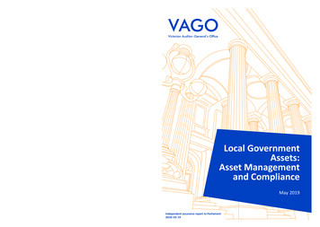 Local Government Assest: Asset Management And Compliance