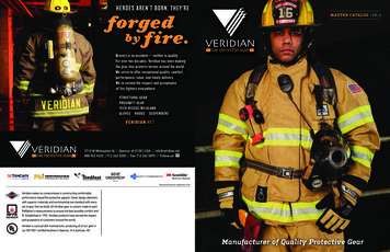 MASTER CATALOG VOL 6 - Veridian Fire Protective Gear