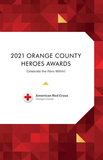 2021 ORANGE COUNTY HEROES AWARDS - American Red Cross