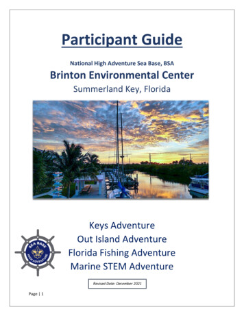 Participant Guide - BSA Sea Base