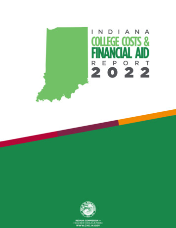 INDIANA COLLEGE COSTS & FINANCIAL AID - IN.gov