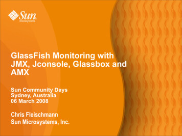 GlassFish Monitoring With JMX, Jconsole, Glassbox And AMX - Oracle