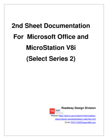 2nd Sheet Documentation For Microsoft Office And . - Tennessee