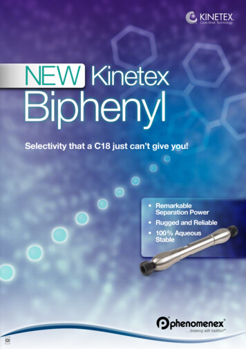 New Kinetex Biphenyl Brochure - Microsoft