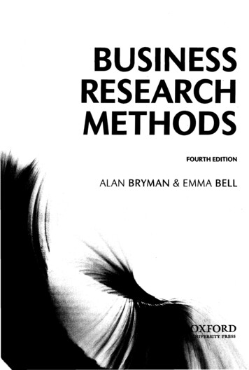 Business Research Methods Fourth Edition Alan Bryman Emma Bell - Gbv