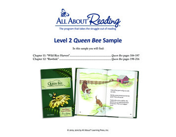 Level 2 Queen Bee Sample - All About Learning Press