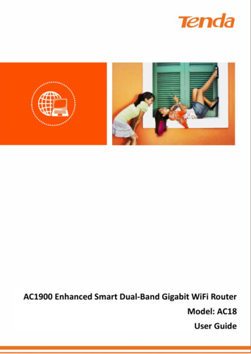 AC1900 Enhanced Smart Dual-Band Gigabit WiFi Router . - Tenda Global