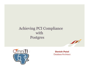 Achieving PCI Compliance With Postgres
