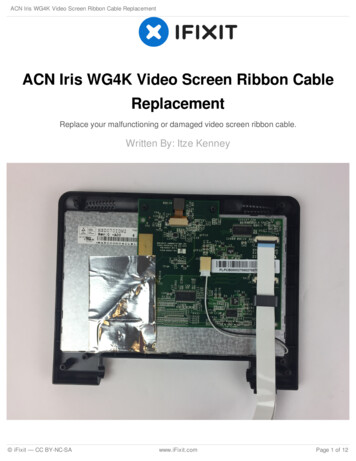 ACN Iris WG4K Video Screen Ribbon Cable Replacement