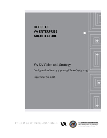 Office Of Va Enterprise Architecture