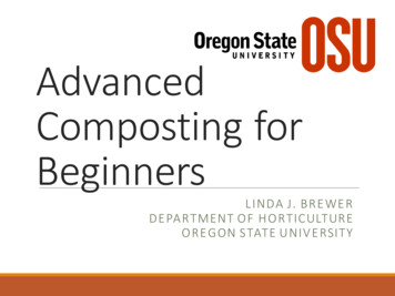 Advanced Composting For Beginners - Oregon State University