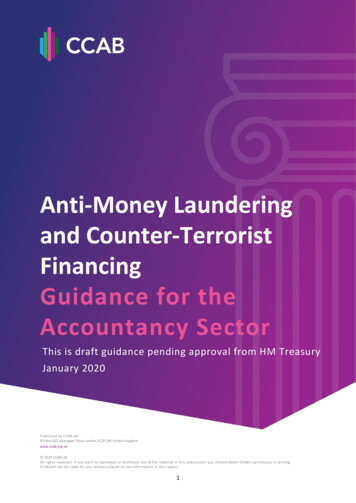 Anti-Money Laundering And Counter-Terrorist Financing Guidance For The .