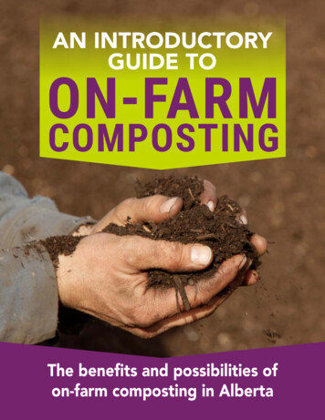 COMPOSTING - Recycling Council Of Alberta