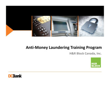 Anti-Money Laundering Training Program - Teamshl.ca