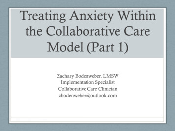 Treating Anxiety Within The Collaborative Care Model