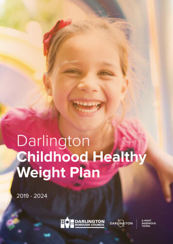Darlington Childhood Healthy Weight Plan