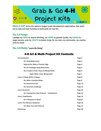 4-H Art & Math Project Kit Contents - Washington State University