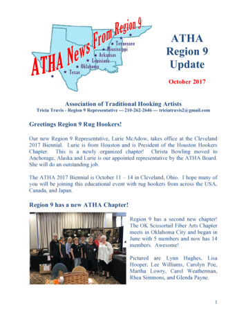 ATHA Region 9 Update October 2017 - Weebly