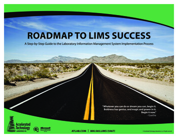 Roadmap To Lims Success - Fsea