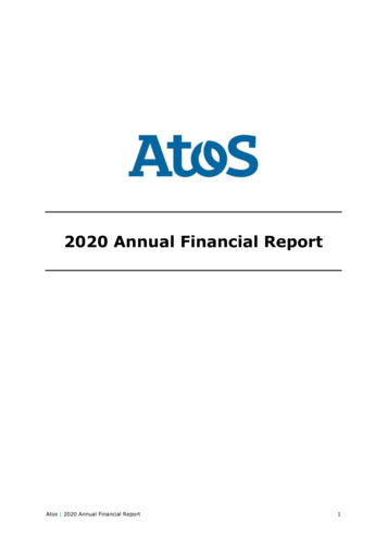 2020 Annual Financial Report - Atos