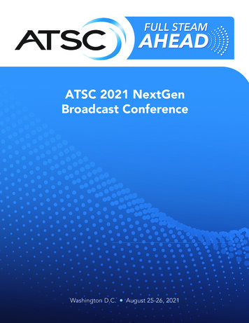 ATSC 2021 NextGen Broadcast Conference