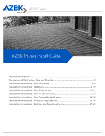 AZEK Pavers Install Guide - DecksDirect