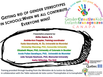 Children, Transgender Youth And Non Binary Gender Expression In The .
