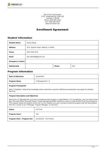 Enrollment Agreement