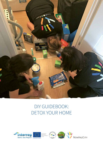 DIY GUIDEBOOK: DETOX YOUR HOME - Think Before