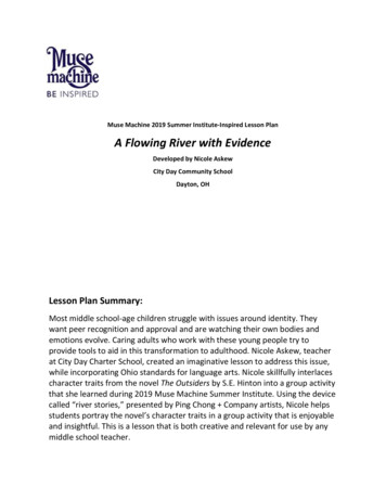 Muse Machine 2019 Summer Institute-Inspired Lesson Plan A Flowing River .