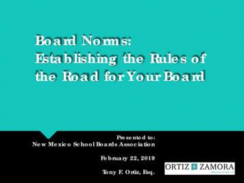 Board Norms: Establishing The Rules Of The Road For Your Board