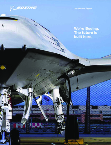 We're Boeing. The Future Is Built Here.