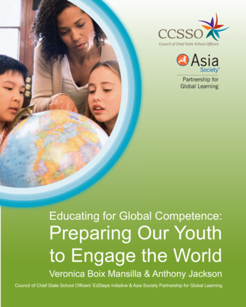 Educating For Global Competence: Preparing Our Youth To . - Asia Society