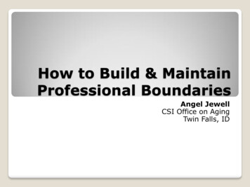 How To Build & Maintain Professional Boundaries - AIRS