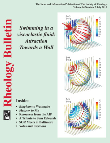 Swimming In A Viscoelastic Rheology Bulletin Towards A Wall Attraction