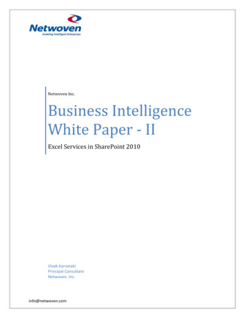 Business Intelligence White Paper - II - Netwoven 