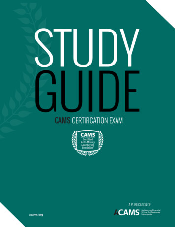 Study Guide - Aml 101