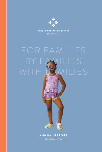 For Families By Families With Families