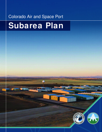 Colorado Air And Space Port Subarea Plan - Adams County, Colorado