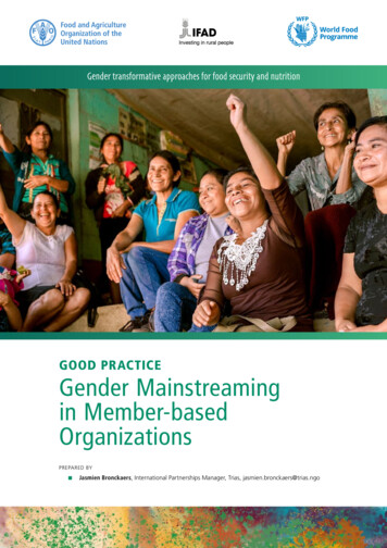 Gender Transformative Approaches For Food Security And Nutrition - Good .