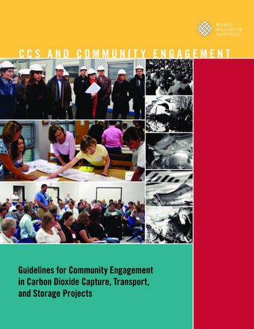 Ccs And Community Engagement - Wri