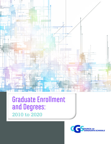 Graduate Enrollment And Degrees - CGS