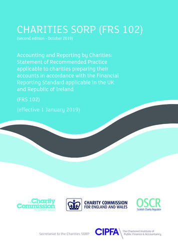 Charities Sorp (Frs 102) - Gov.uk