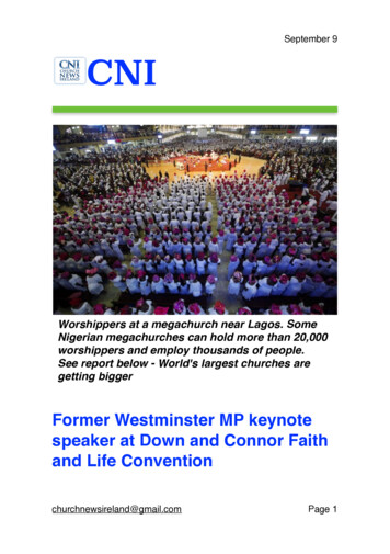 CNI - September 9 - Church News Ireland