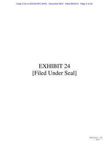 EXHIBIT 24 [Filed Under Seal] - Washington Post