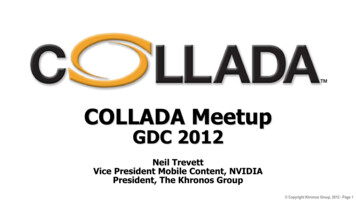 COLLADA Meetup - Khronos Group