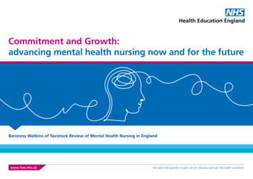 Commitment And Growth: Advancing Mental Health Nursing Now And For The .
