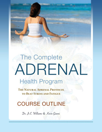 Complete Adrenal Health Program Course Outline